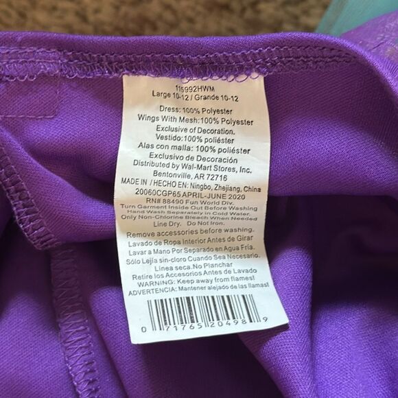 Girls Rainbow Sequin Tut Sleeveless Dress Size L 10-12 - Picture 6 of 6